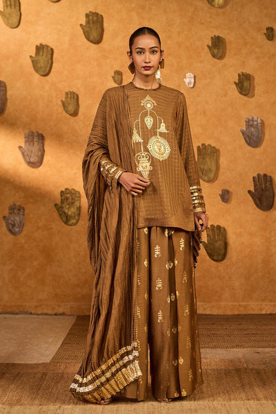 Masaba Brown Trinklet Tree Skd indian designer wear online shopping melange singapore 