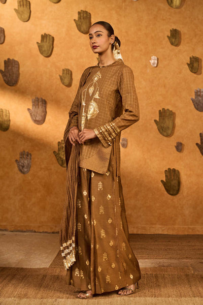 Masaba Brown Trinklet Tree Skd indian designer wear online shopping melange singapore 
