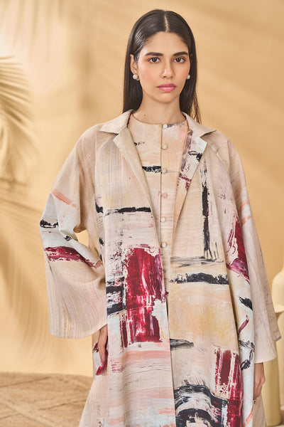 Masaba Chaotic Harmony Jacket Set indian designer wear online shopping melange singapore