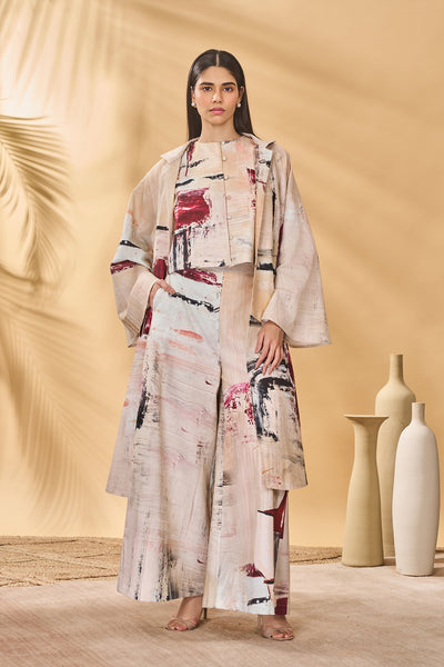 Masaba Chaotic Harmony Jacket Set indian designer wear online shopping melange singapore