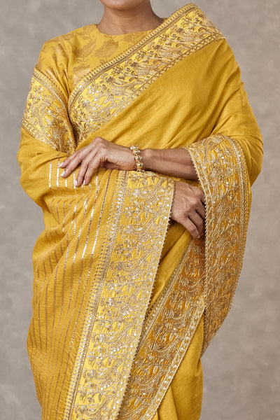 Masaba Corn Yellow  Saree indian designer wear online shopping melange singapore