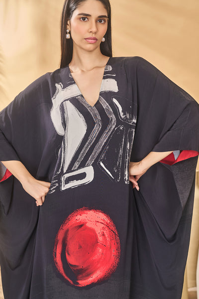 Masaba Dark Noise Kaftan indian designer wear online shopping melange singapore