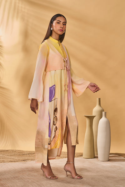 Masaba Glazing Symphony Shirt Dress indian designer wear online shopping melange singapore