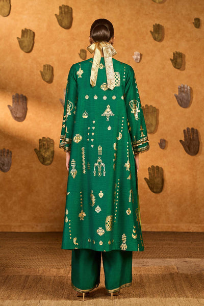 Masaba Green Folkstone Skd indian designer wear online shopping melange singapore 
