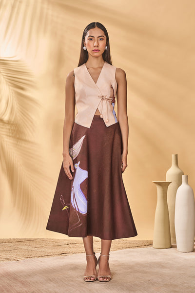 Masaba Hidden Within Swing Skirt indian designer wear online shopping melange singapore