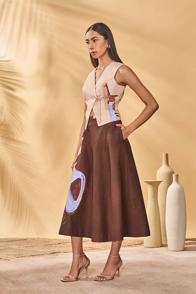 Masaba Hidden Within Swing Skirt indian designer wear online shopping melange singapore