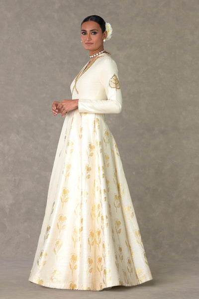 Masaba Ivory All In Bloom Gown indian designer wear online shopping melange singapore