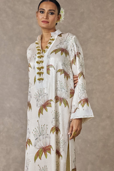 Masaba Ivory Masakali Sequin Dress indian designer wear online shopping melange singapore