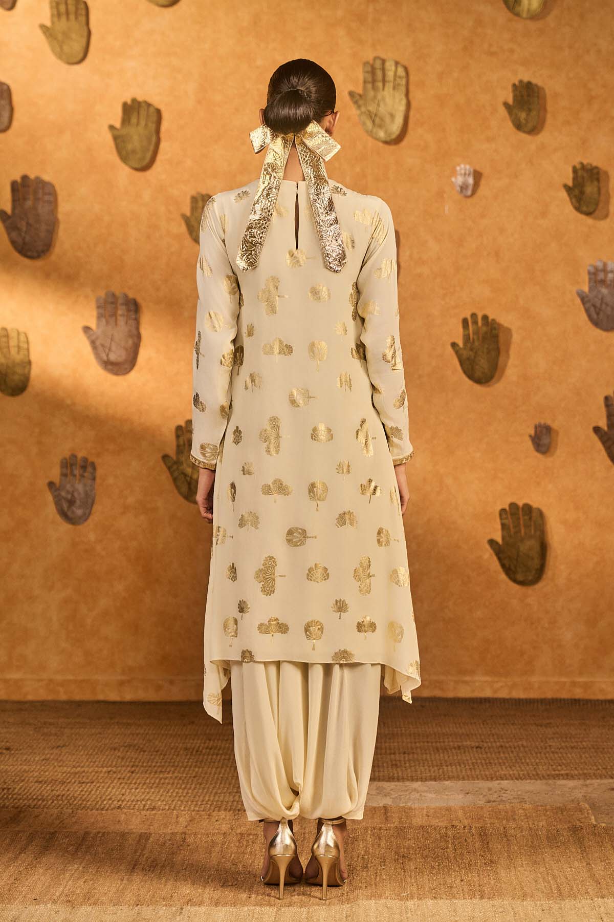Masaba Ivory Windrose Kurta Set indian designer wear online shopping melange singapore 