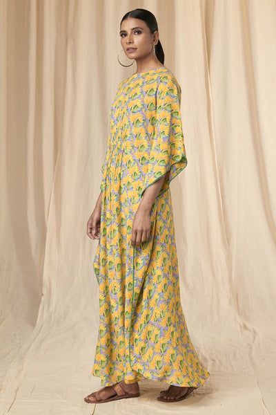 Masaba Jane Lilac Little Garden  Circular Kaftan indian designer wear online shopping melange singapore
