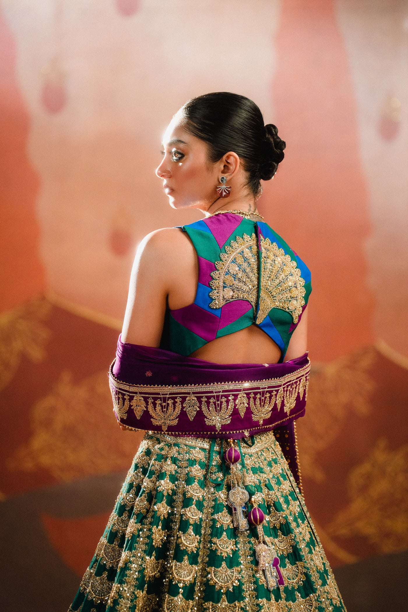 Masaba Khus Khus Lehenga indian designer wear online shopping melange singapore