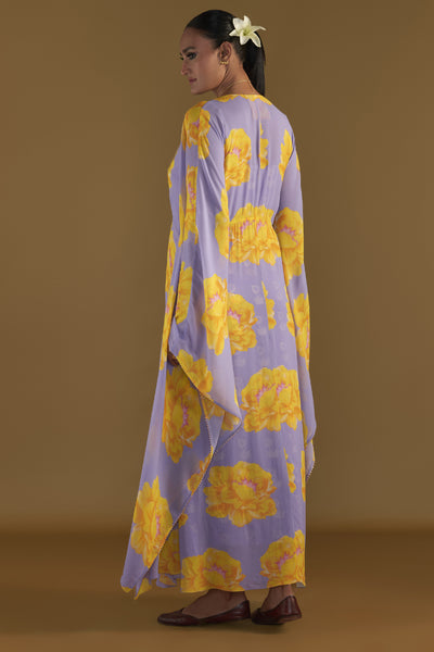 Masaba Lilac Sunshine Mimosa Cover-up Kaftan Indian designer wear online shopping melange singapore