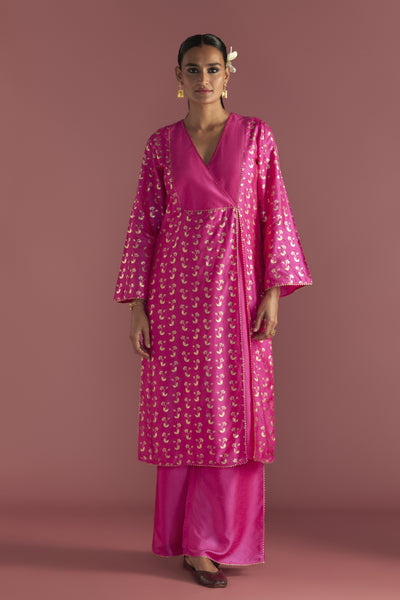 Masaba Magenta Springbud Culotte Set Indian designer wear online shopping melange singapore