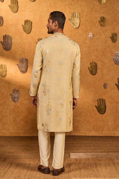 Masaba Menswear Ivory Moon Garden Kurta Set indian designer wear online shopping melange singapore 