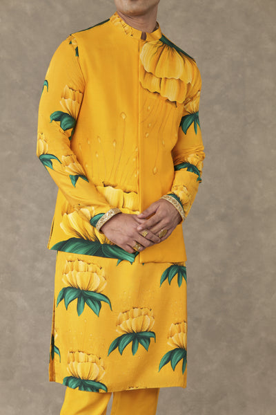 Masaba Menswear Mustard Masakali Bandi indian designer wear online shopping melange singapore