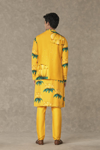 Masaba Menswear Mustard Masakali Bandi Set indian designer wear online shopping melange singapore