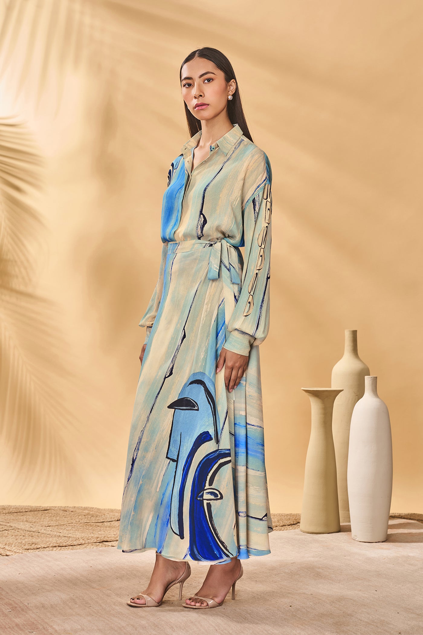 Masaba Midnight Faces Skirt indian designer wear online shopping melange singapore