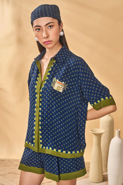 Masaba Midnight Holiday Home Shorts indian designer wear online shopping melange singapore