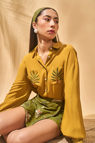 Masaba Miniature Dreams Skorts Set indian designer wear online shopping melange singapore