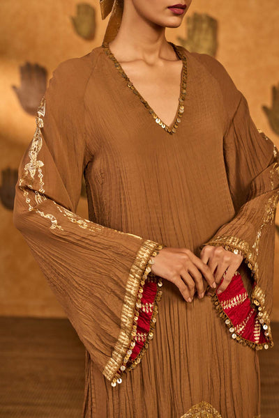 Masaba Mocha Muse Moonfish Kaftan indian designer wear online shopping melange singapore 