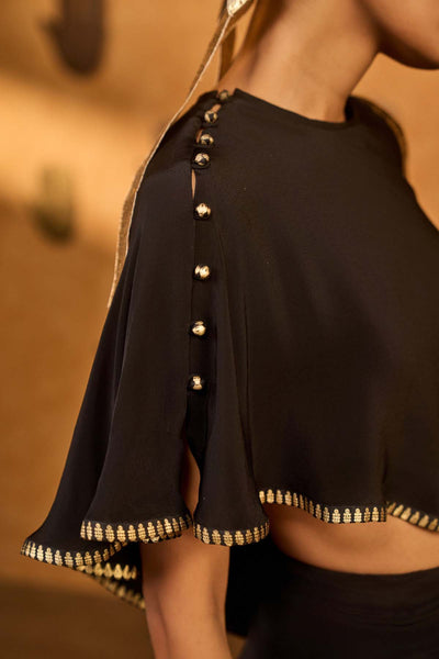 Masaba Moonfish Draped Skirt Set indian designer wear online shopping melange singapore 
