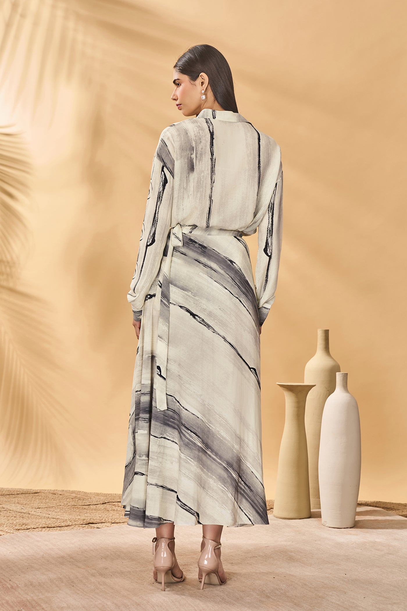 Masaba Moonlit Faces Shirt indian designer wear online shopping melange singapore