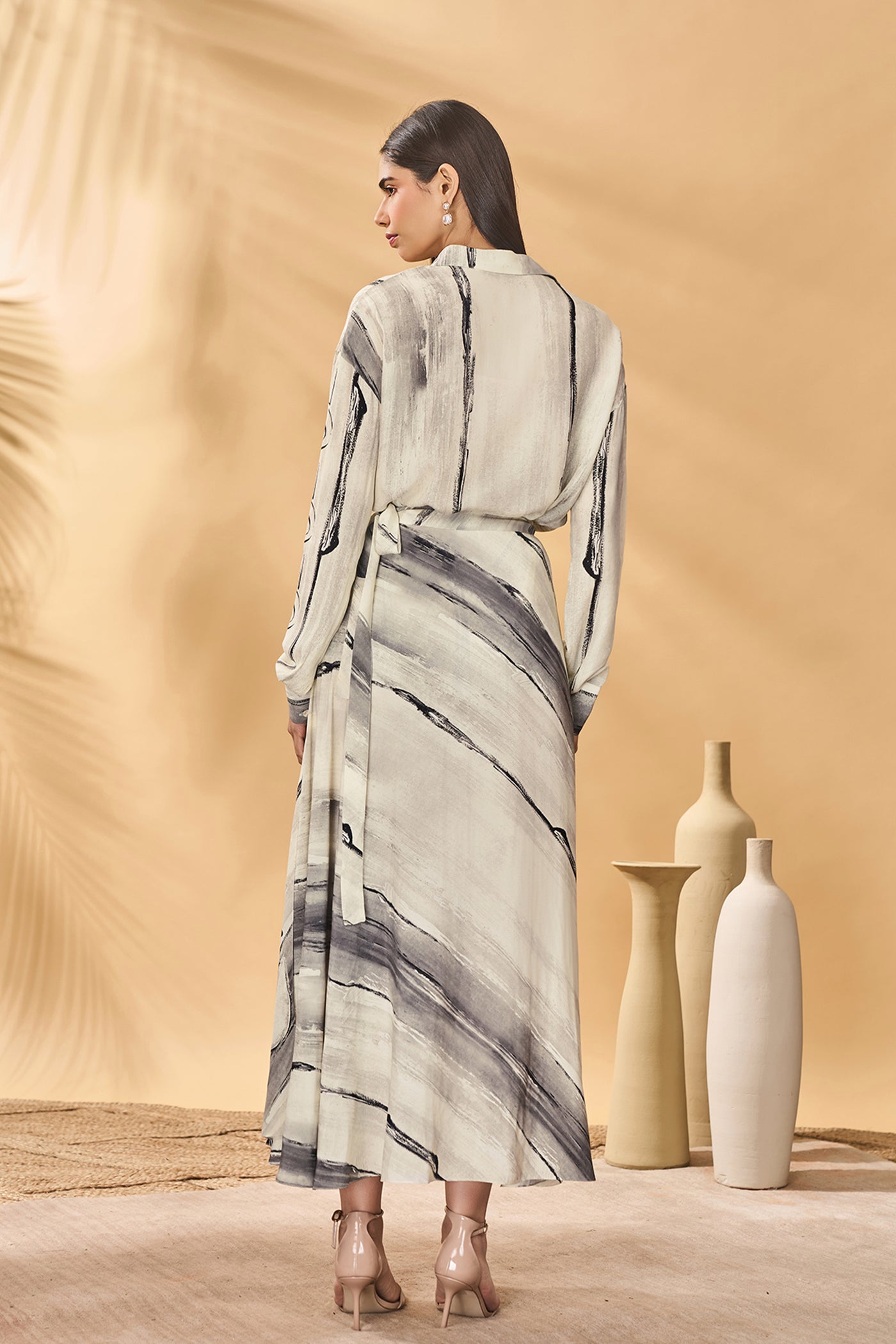 Masaba Moonlit Faces Skirt Set indian designer wear online shopping melange singapore