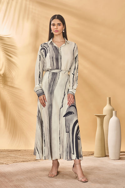 Masaba Moonlit Faces Skirt Set indian designer wear online shopping melange singapore