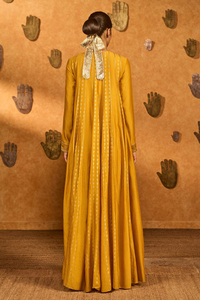 Masaba Ochre Snow Light Anarkali Set indian designer wear online shopping melange singapore 