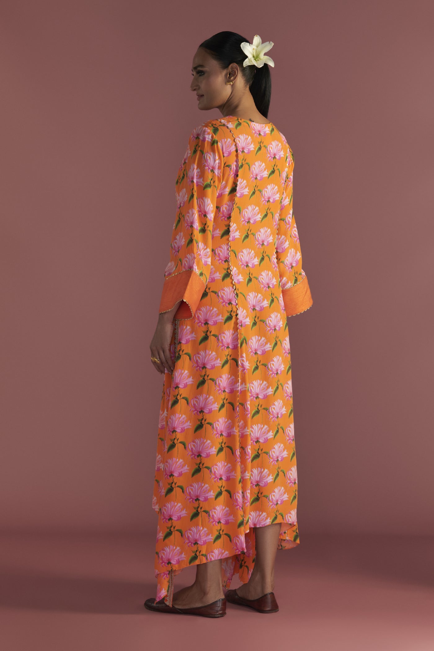 Masaba Orange Mist Kaftan Indian designer wear online shopping melange singapore