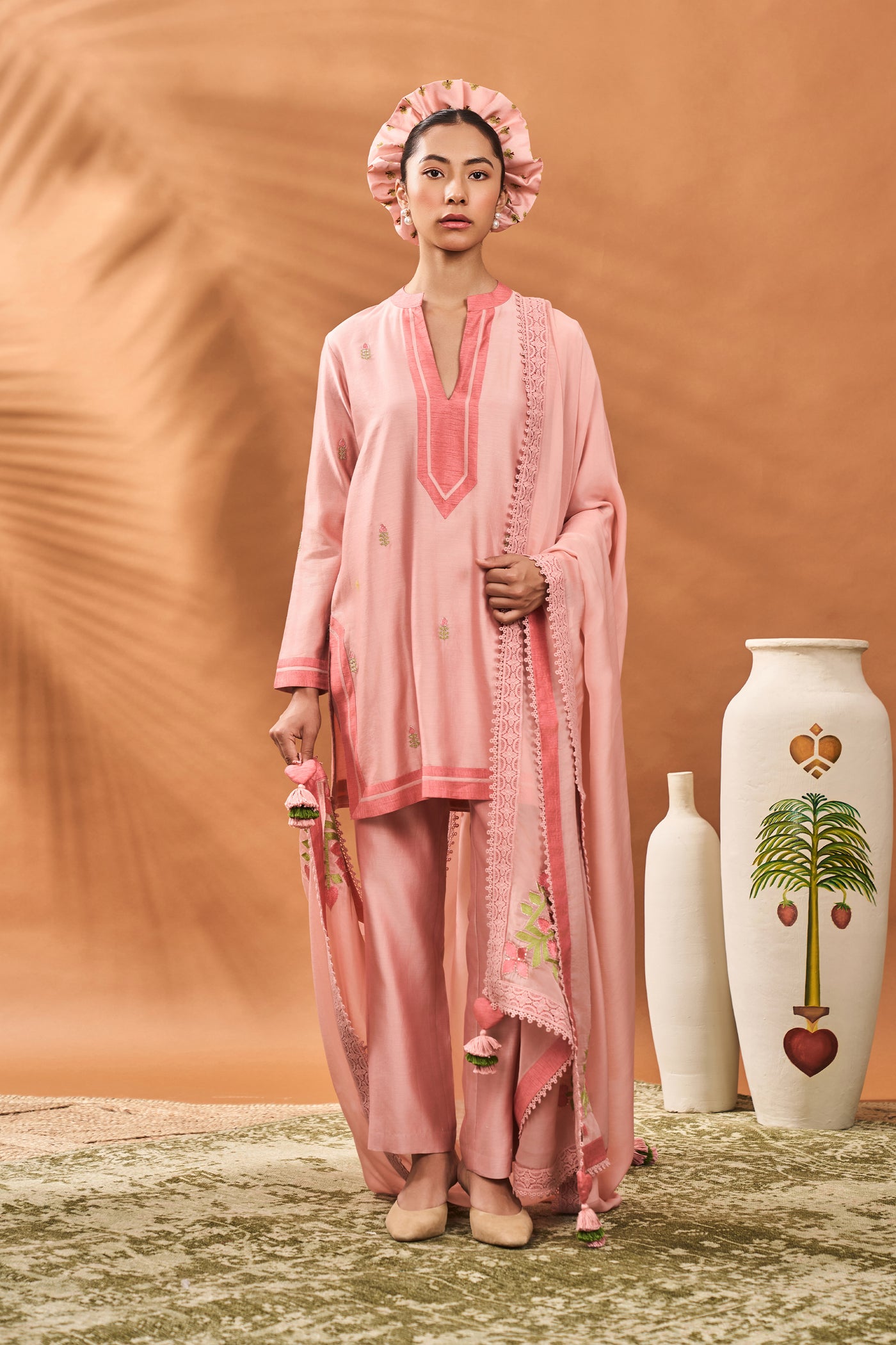 Masaba Pink Meadow Moves Skd indian designer wear online shopping melange singapore