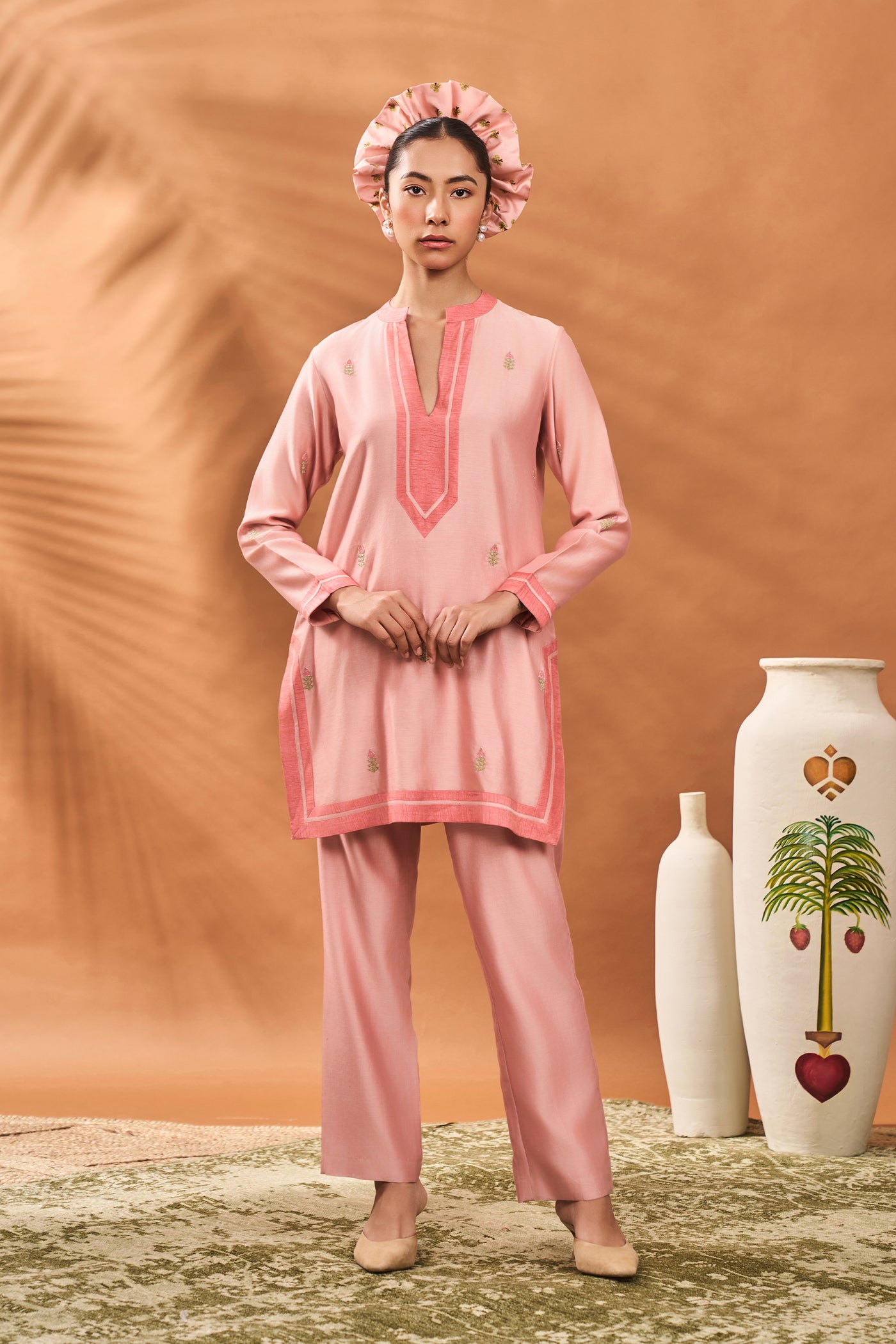 Masaba Pink Meadow Moves Skd indian designer wear online shopping melange singapore