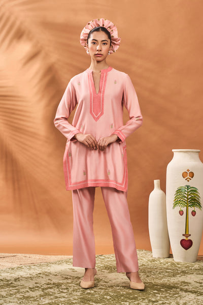 Masaba Pink Meadow Moves Skd indian designer wear online shopping melange singapore