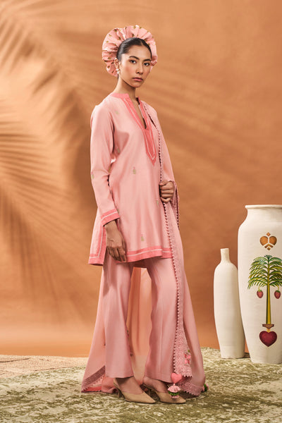 Masaba Pink Meadow Moves Skd indian designer wear online shopping melange singapore