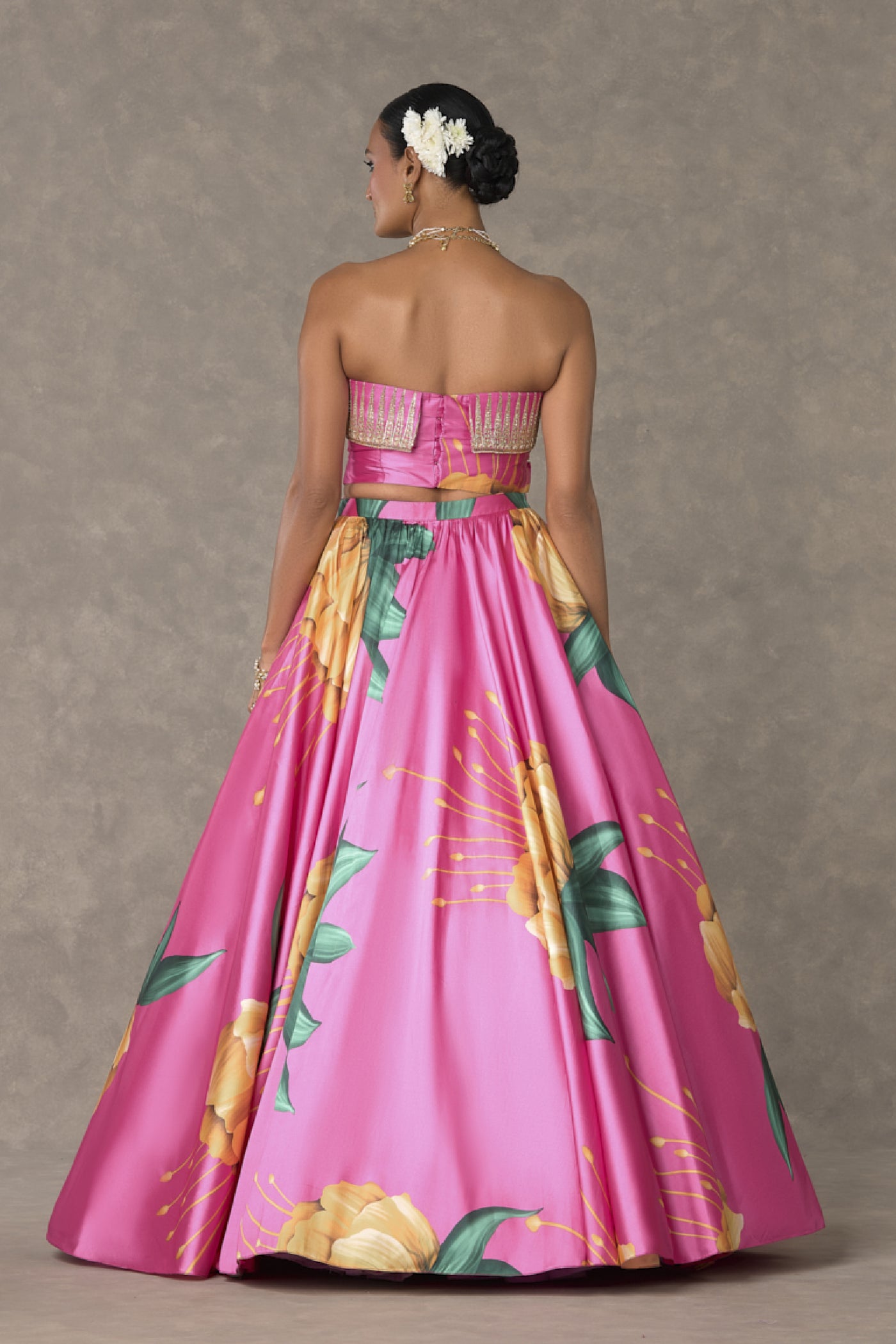 Masaba Rani Pink Masakali Skirt Set indian designer wear online shopping melange singapore