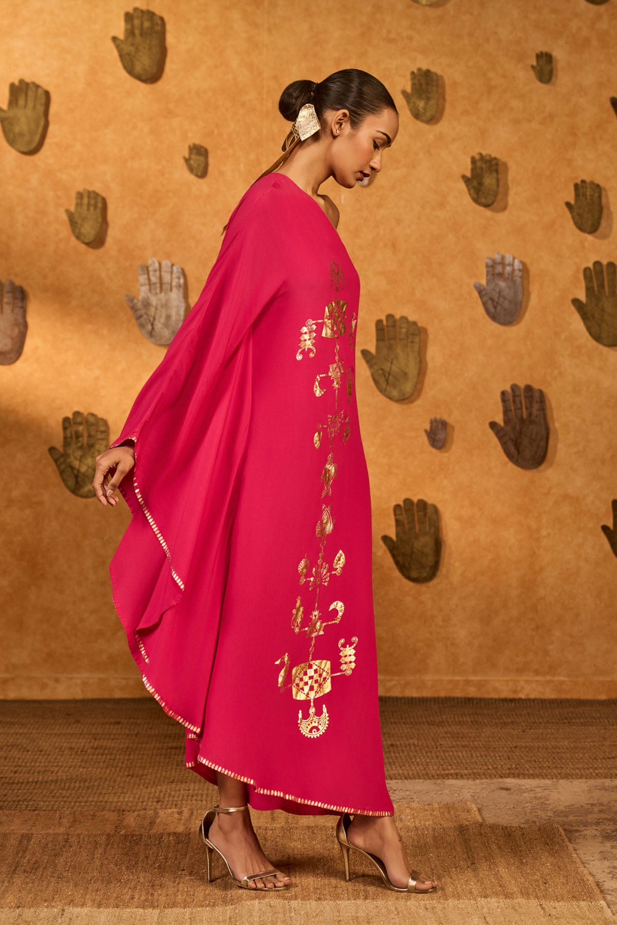 Masaba Raspberry Wishdrop Kaftan indian designer wear online shopping melange singapore 