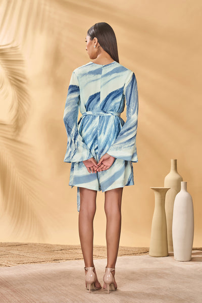 Masaba Rhythmic Curves Playsuit indian designer wear online shopping melange singapore
