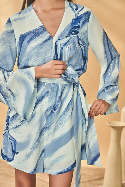 Masaba Rhythmic Curves Playsuit indian designer wear online shopping melange singapore