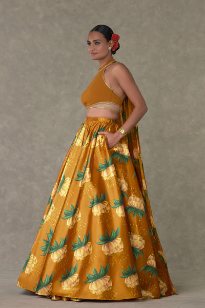 Masaba Rust Masakali Skirt Set indian designer wear online shopping melange singapore