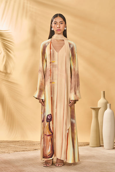 Masaba Rustic Strokes Reversible Kaftan indian designer wear online shopping melange singapore