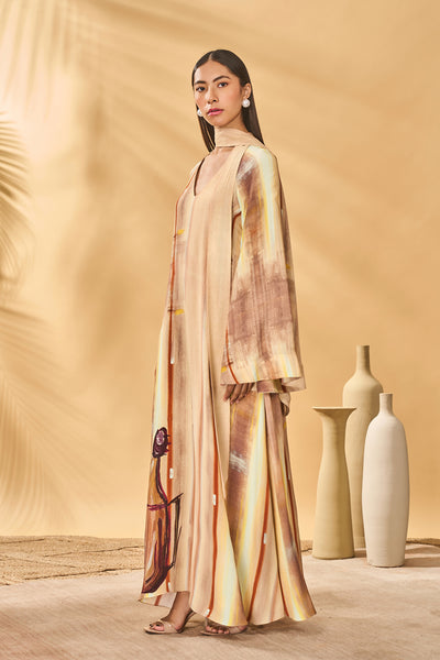 Masaba Rustic Strokes Reversible Kaftan indian designer wear online shopping melange singapore