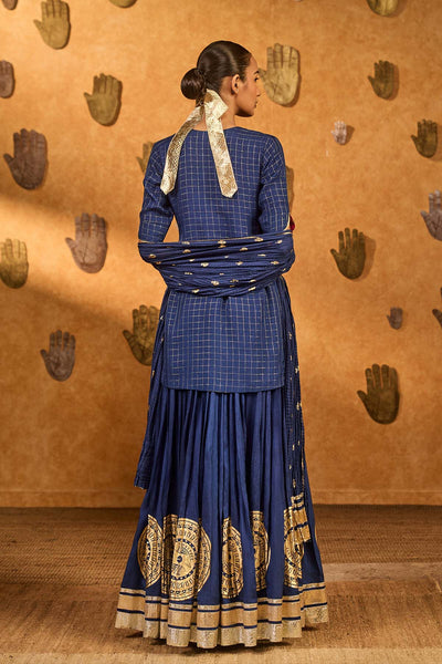 Masaba Sapphire Moonfish Skirt Set indian designer wear online shopping melange singapore 
