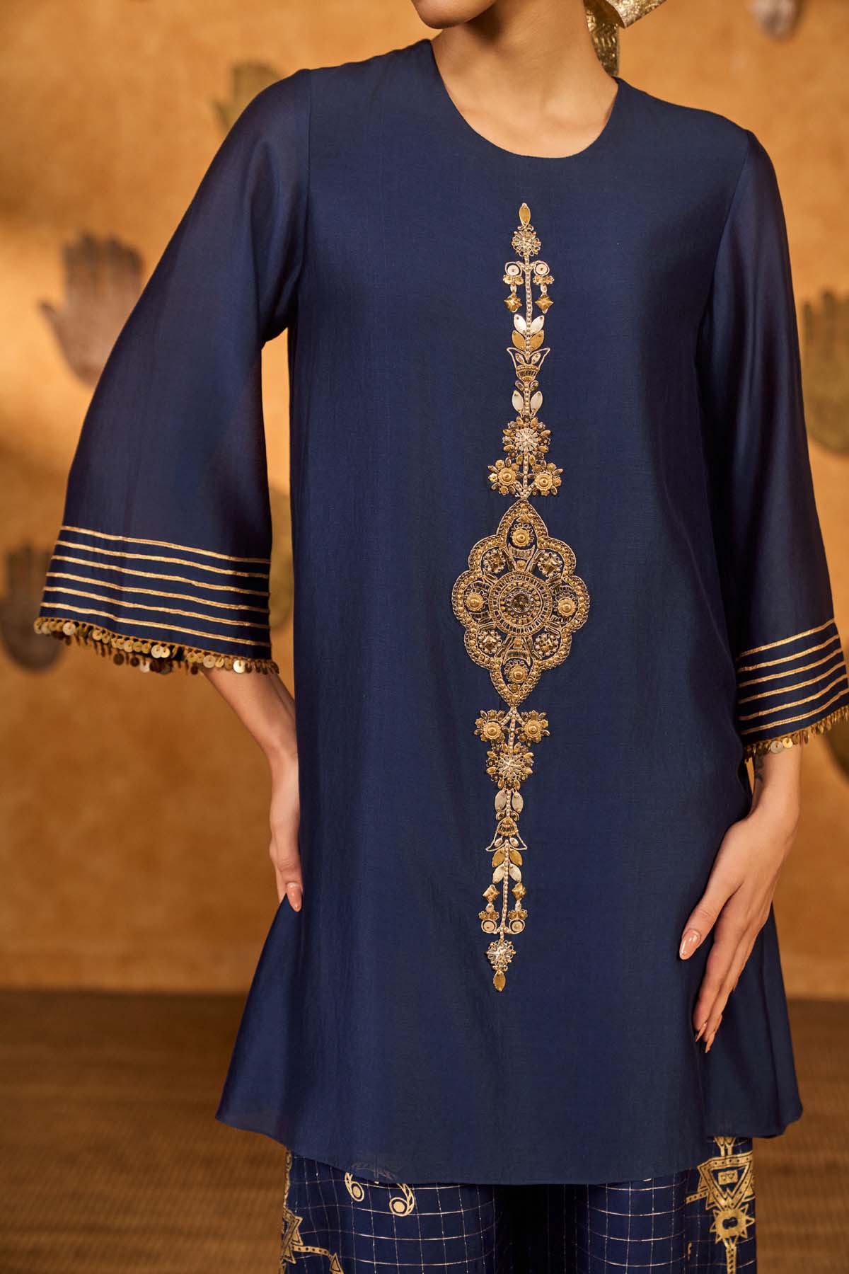 Masaba Sapphire Whispering Kurta Set indian designer wear online shopping melange singapore 