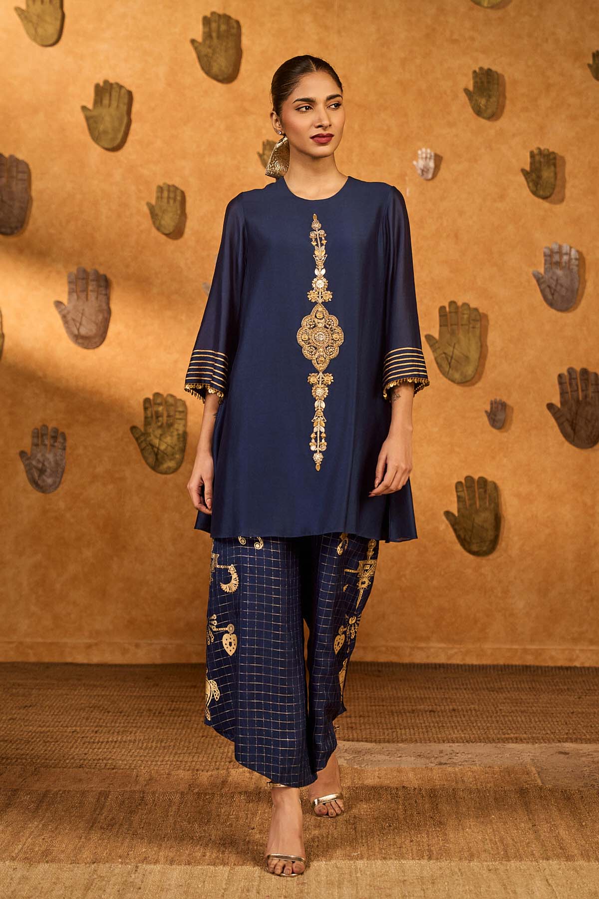Masaba Sapphire Whispering Kurta Set indian designer wear online shopping melange singapore 