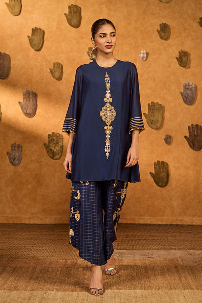 Masaba Sapphire Whispering Kurta Set indian designer wear online shopping melange singapore 