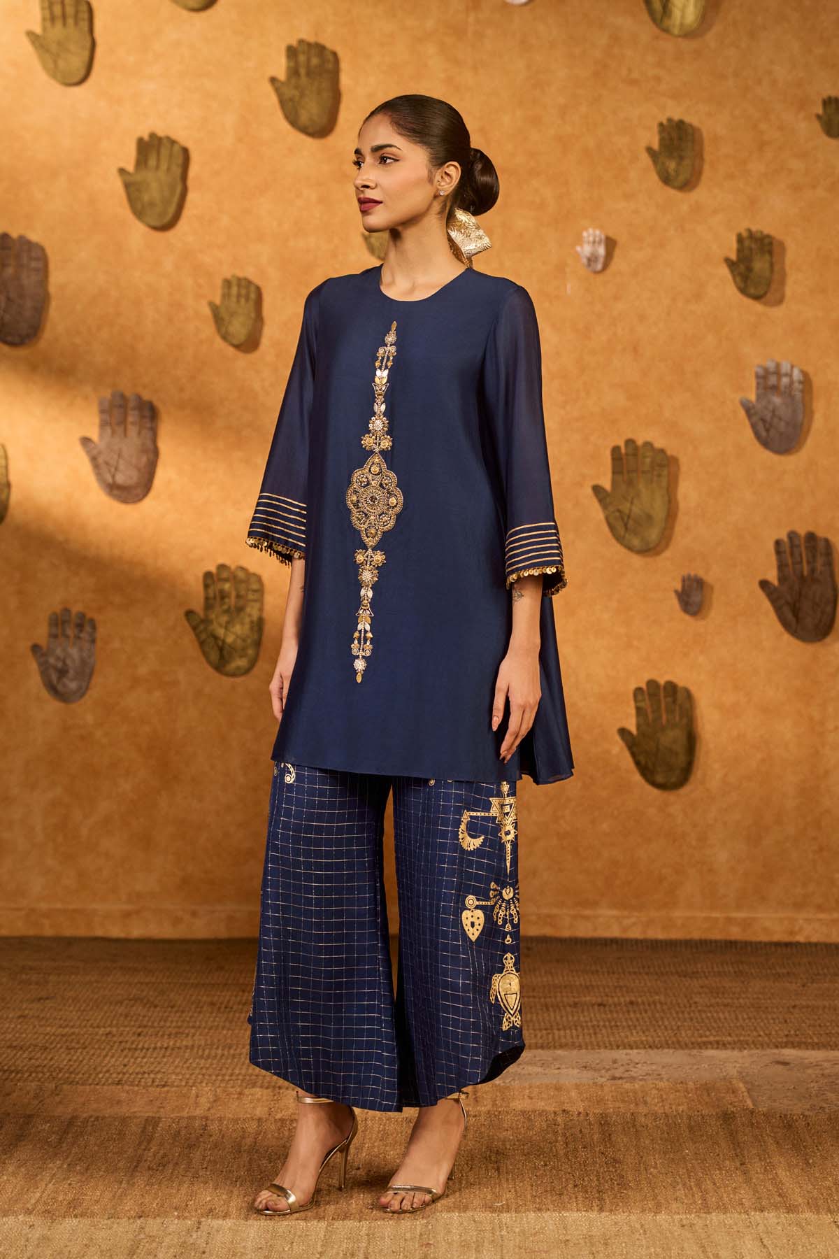 Masaba Sapphire Whispering Kurta Set indian designer wear online shopping melange singapore 