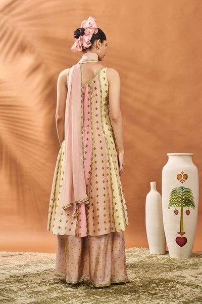 Masaba Sorbet Petal Play Anarkali Set indian designer wear online shopping melange singapore
