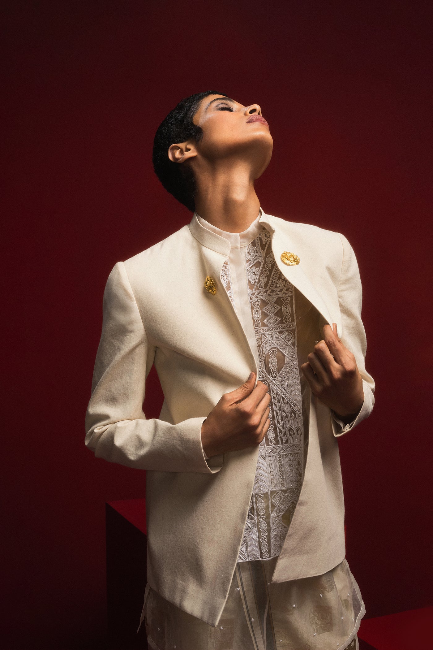 Masaba The Ecru Matsya Bandi indian designer wear online shopping melange singapore