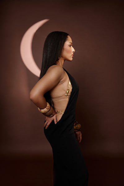 Masaba The Idgaf Dress With The Biscuit Bra And Whip indian designer wear online shopping melange singapore