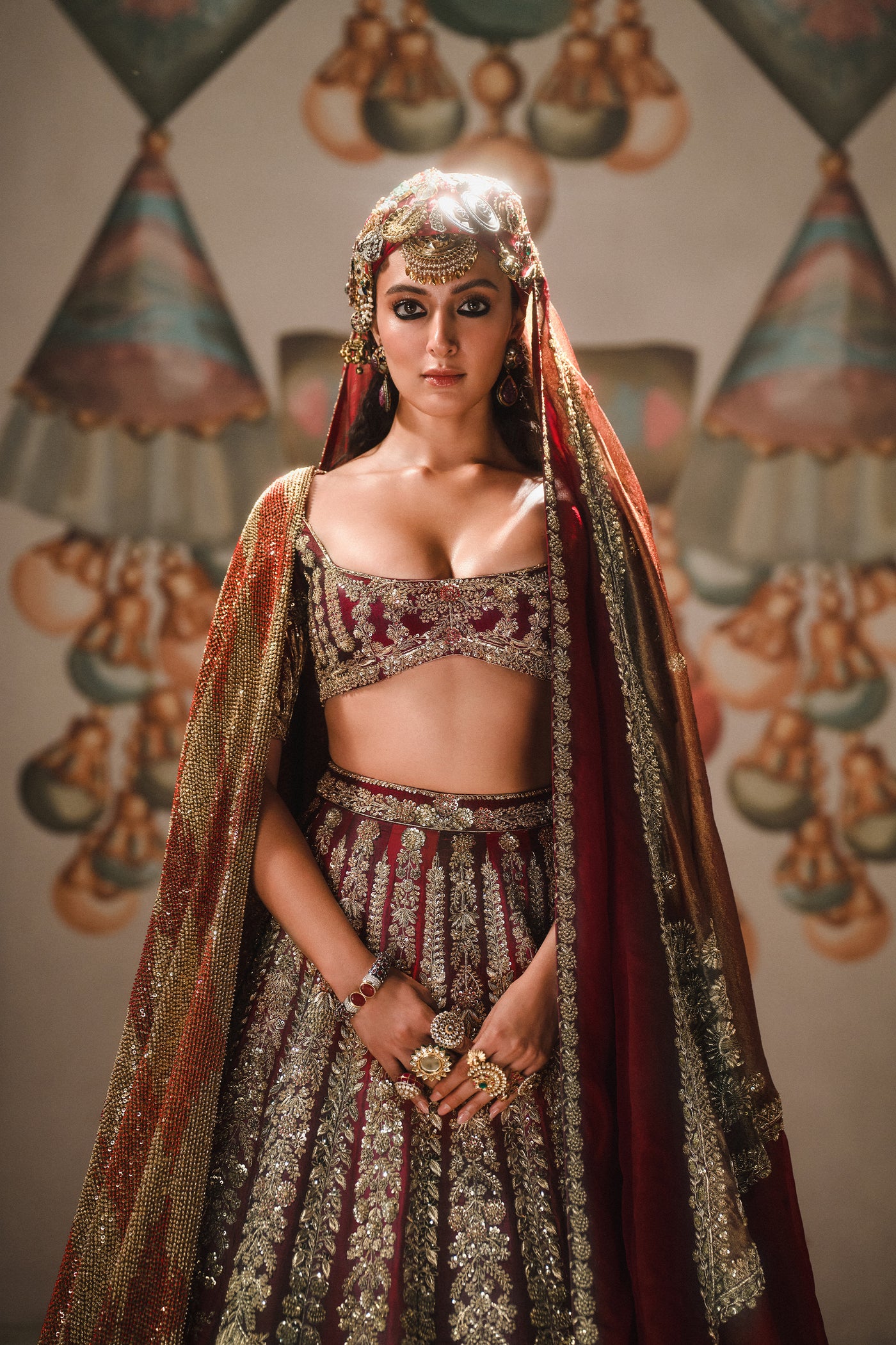 Masaba The Kokum Sherbet Lehenga Set indian designer wear online shopping melange singapore